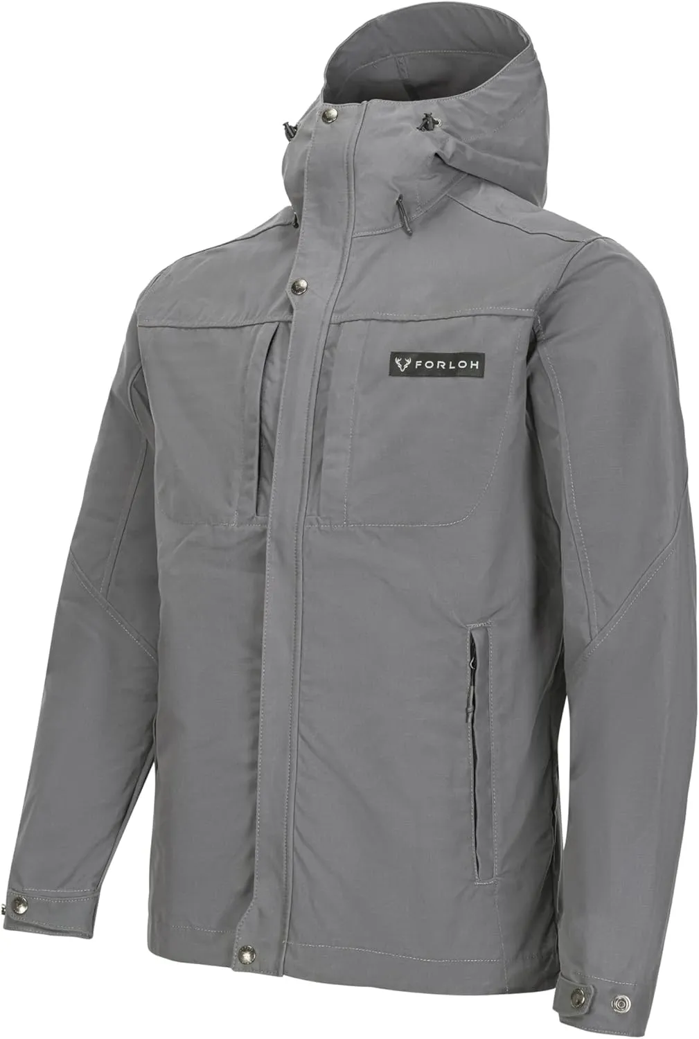 FORLOH Men’s BTM Pro Wax Cotton Jacket – Upland Brush Jacket | Water Repellent | Hunting, Hiking | Wax Ripstop Fabric