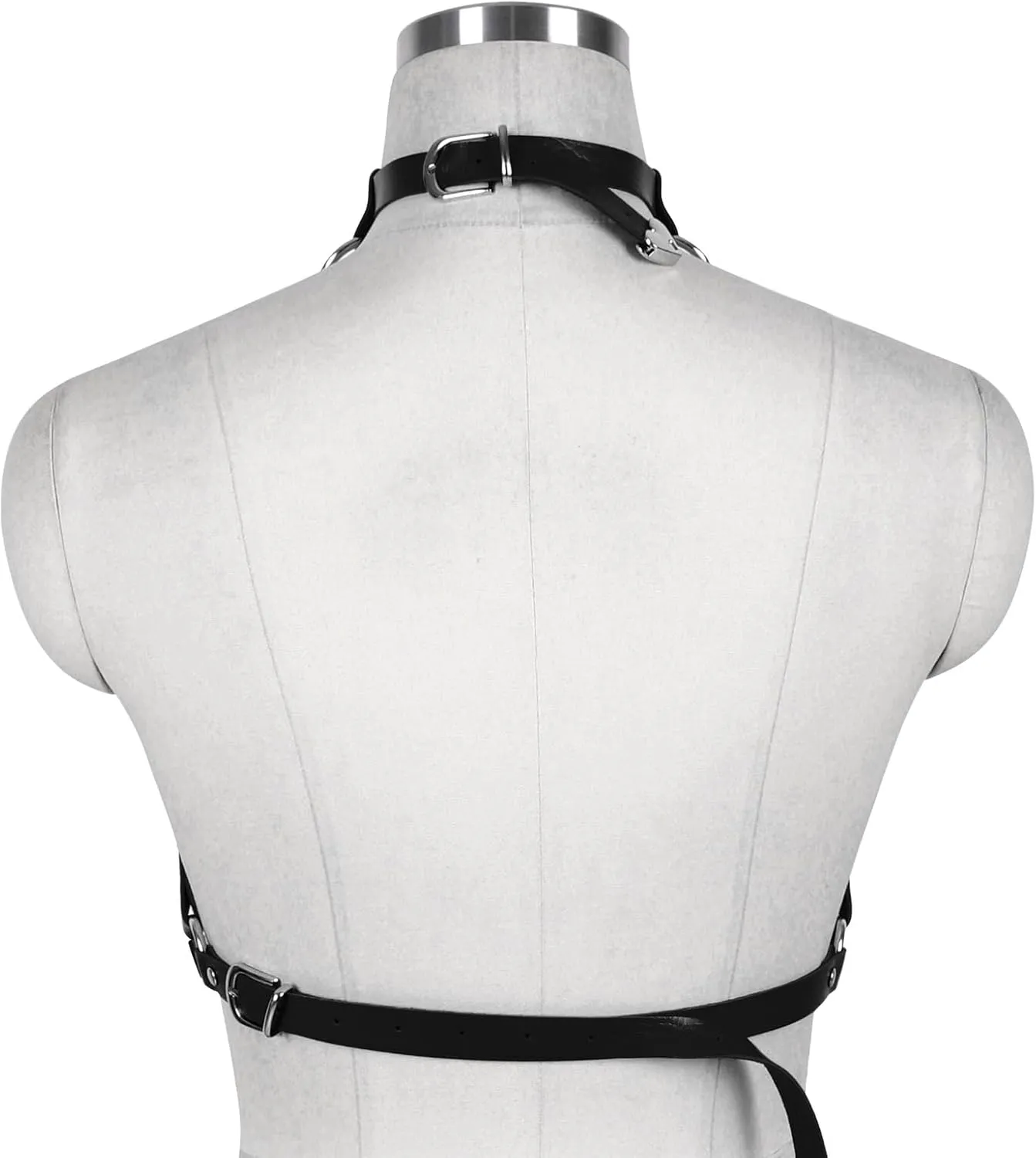 FOTN Body Leather Waist Belt Harness Women Fashion Punk Goth Top Belt Bondage Chest Straps Studded Lingerie BDSM