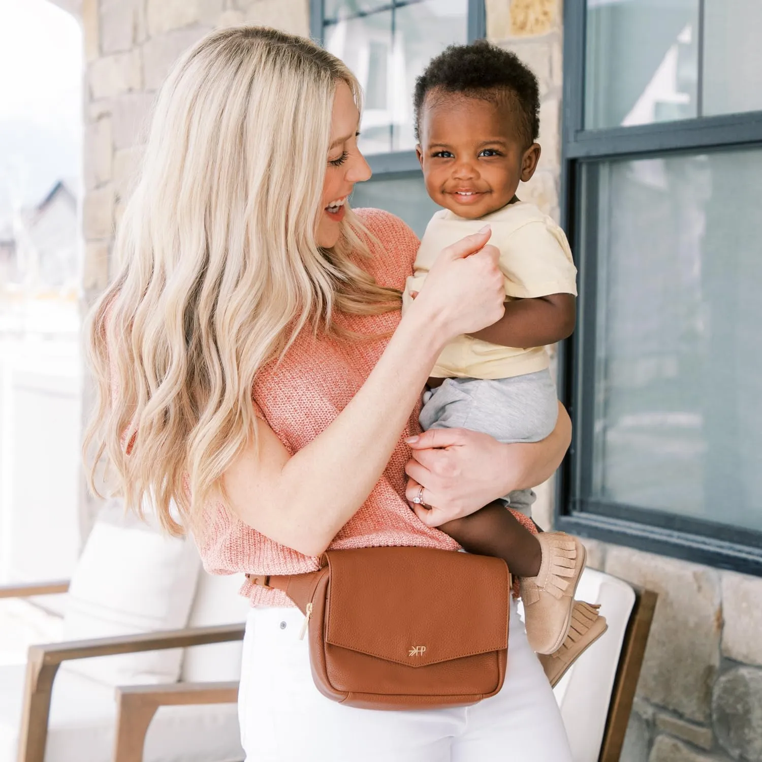 Freshly Picked Classic Park Pack Belt Bag, Fanny Packs for Women, Wear as a Waist Bag or Crossbody (Cognac)