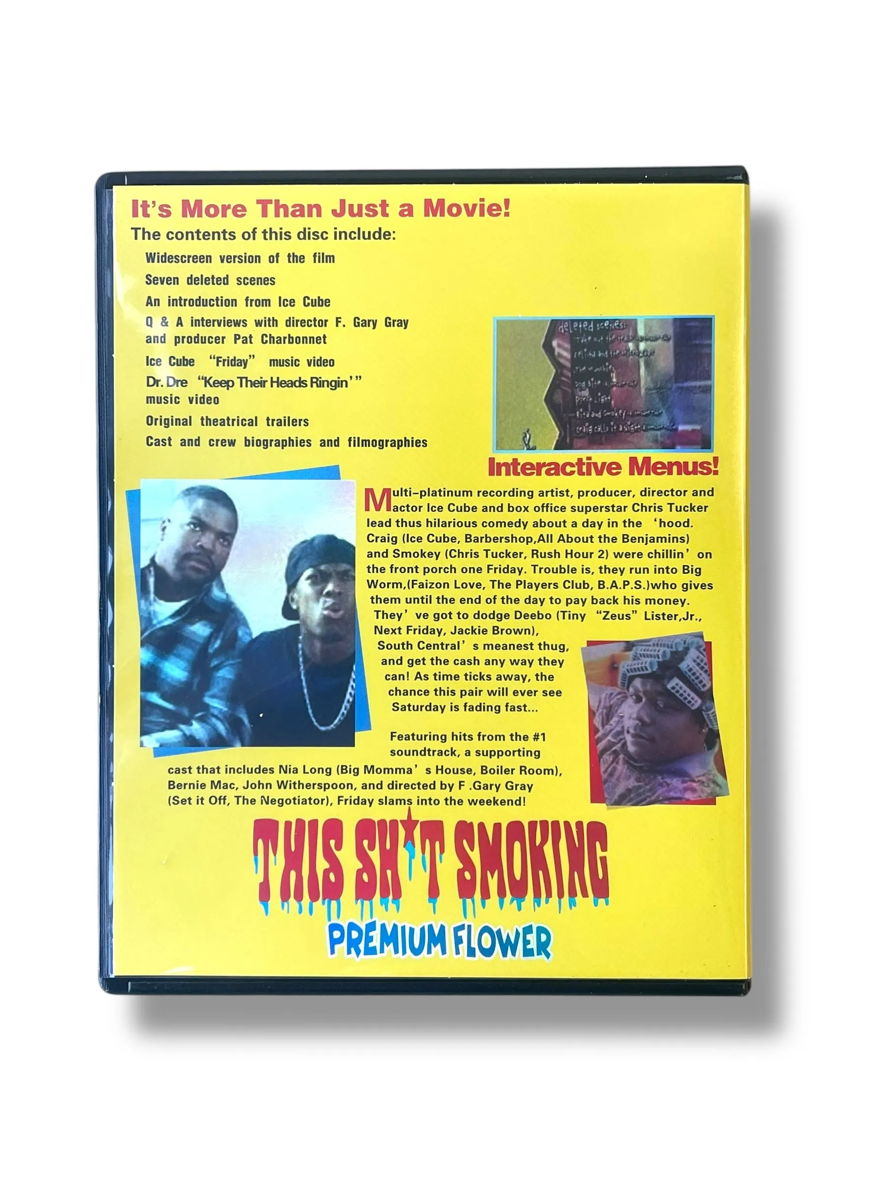 Friday CD Cases With Mylar Bag 3.5 Grams