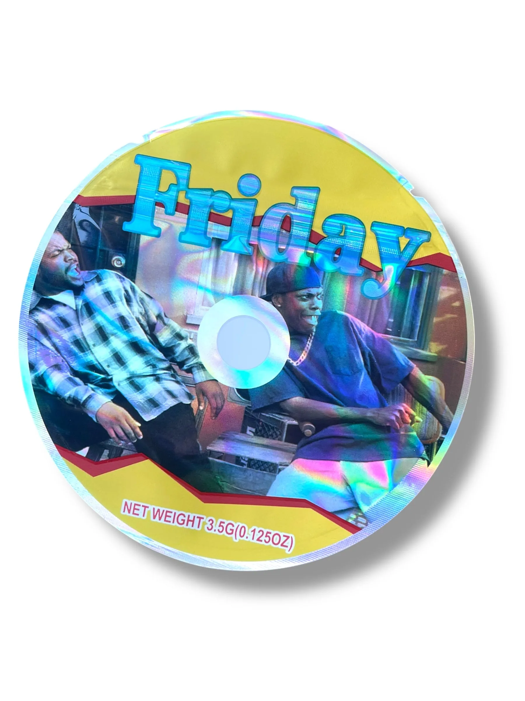 Friday CD Cases With Mylar Bag 3.5 Grams