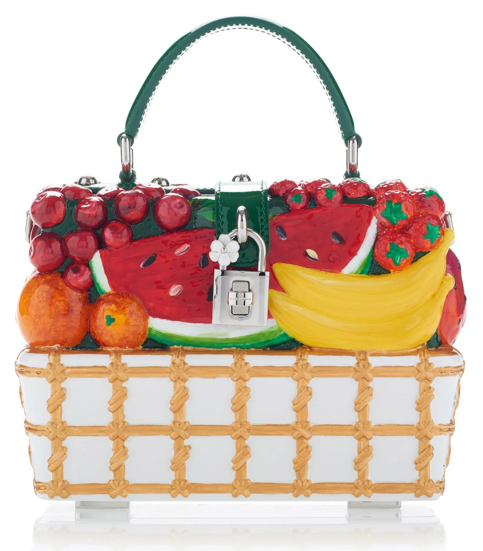 Fruit-Embellished Tote