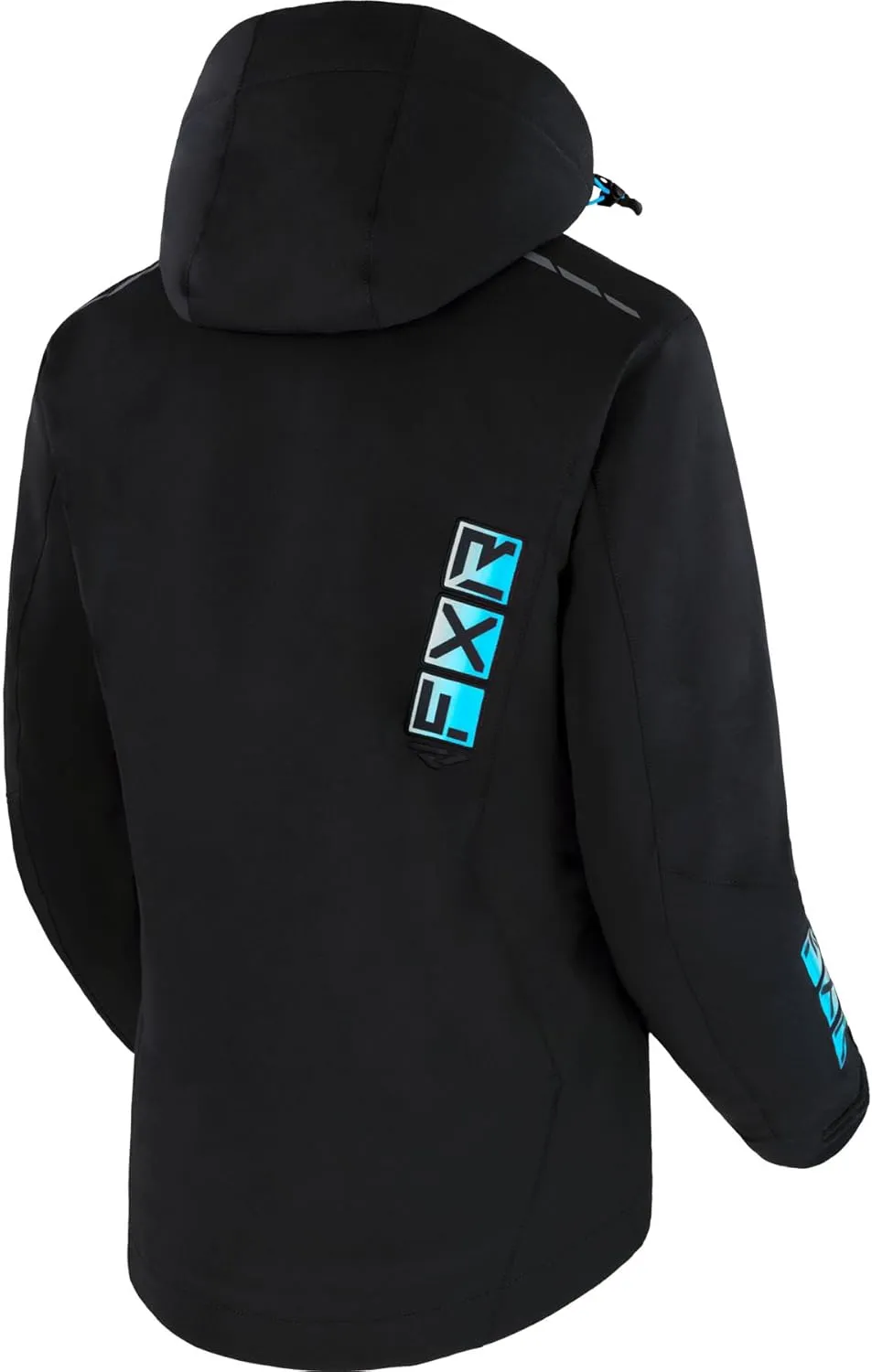 FXR Women's Evo FX Jacket 2025 (Black/Sky White Fade - 16)