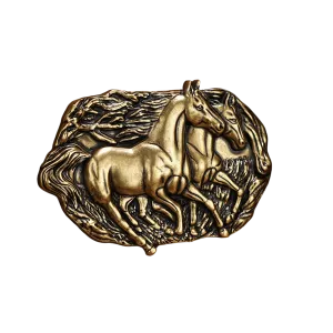 Galloping Freedom Belt Buckle