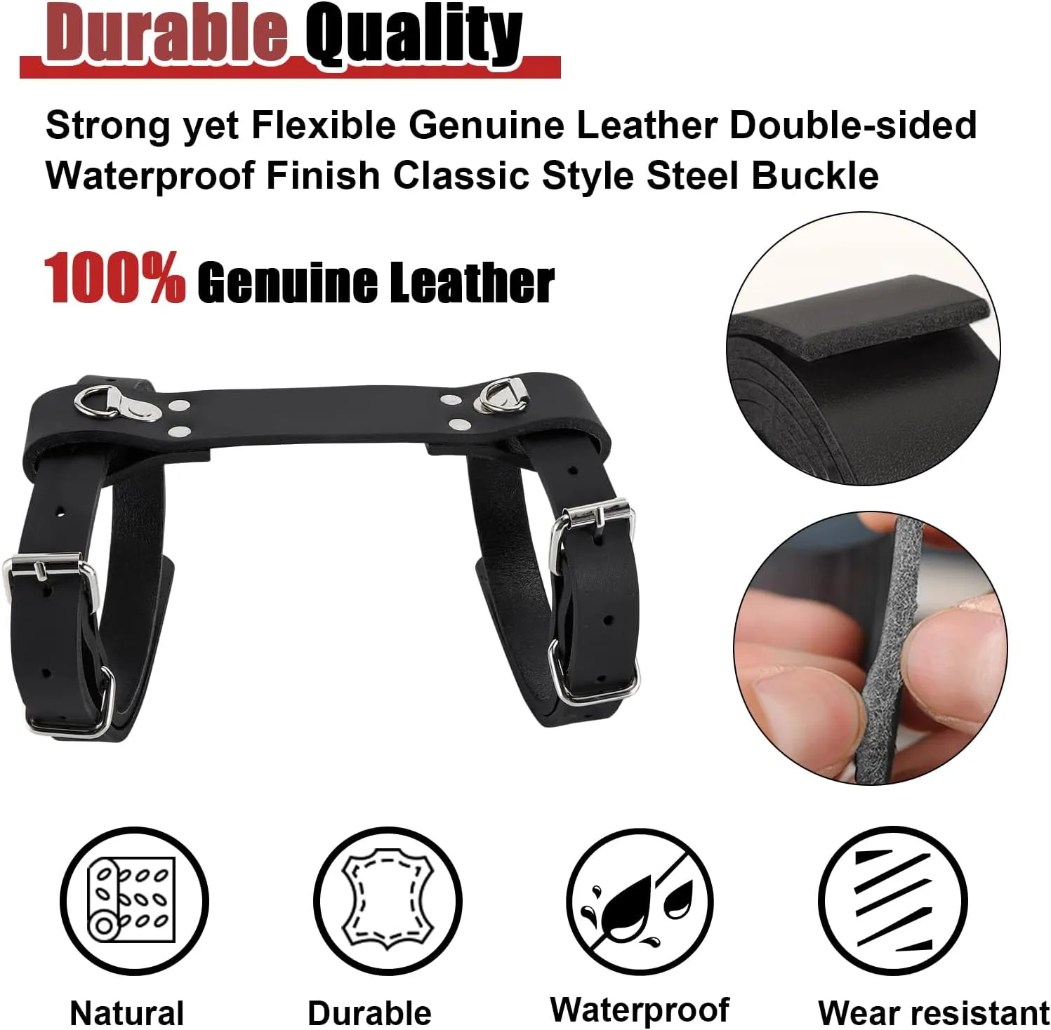 GARGOYLE BELLS Leather Blanket Holder For Motorcycle Genuine Leather Carry Strap For Picnic Bedroll straps Blankets