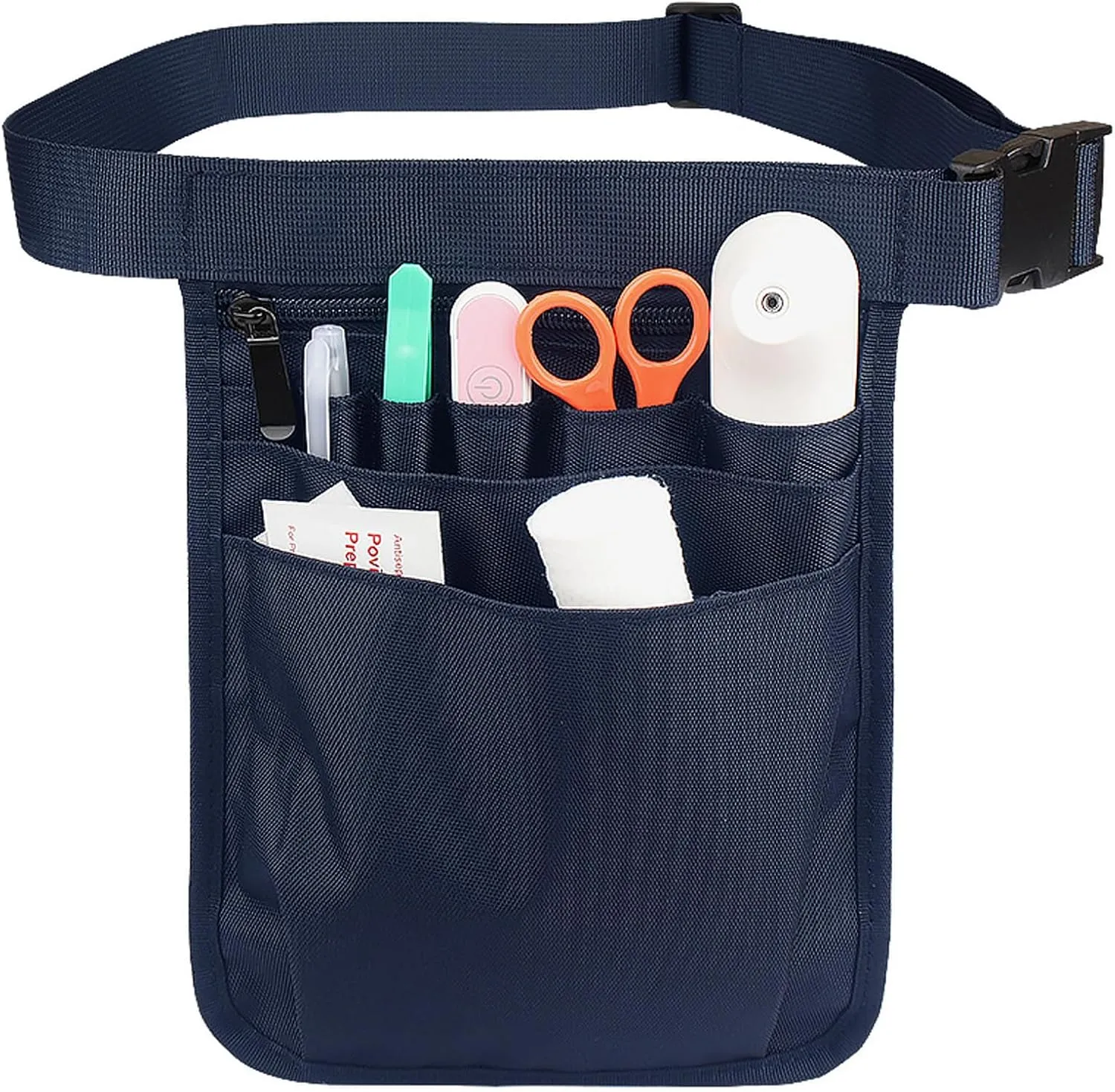 GEEDUD Nurse Fanny Pack, Nurse Pouch for Women Men Nurses Utility Pocket Organizer(Blue)