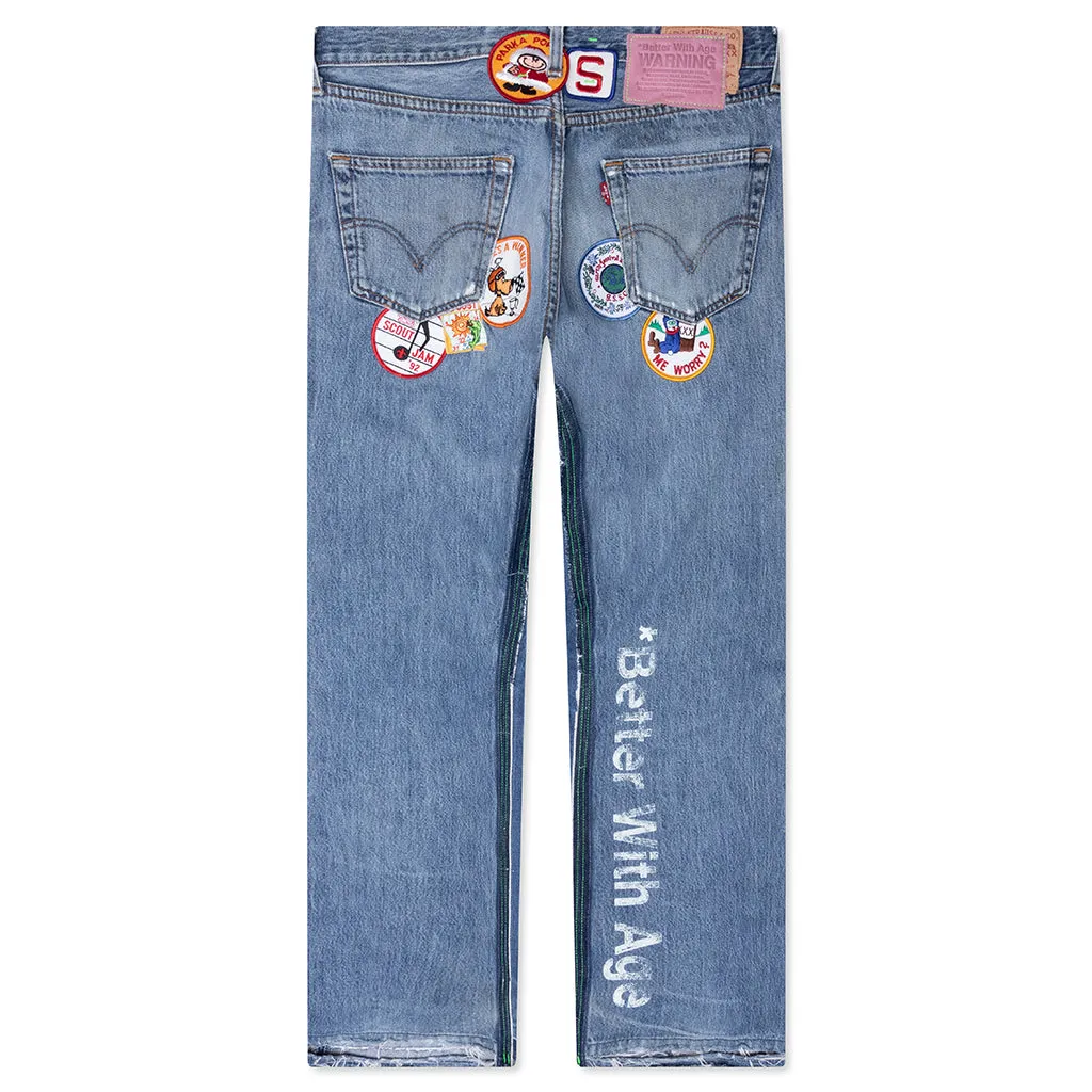 Gentlemen's Denim Pants - Indigo