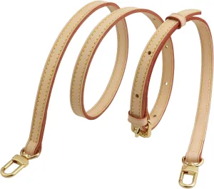 Genuine Vachetta Leather Crossbody Strap Genuine Leather Adjustable Replacement Strap for Shoulder Bag Handbag Purse