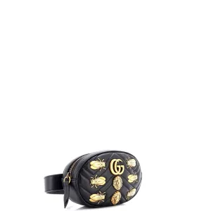 GG Marmont Belt Bag Embellished Matelasse Leather