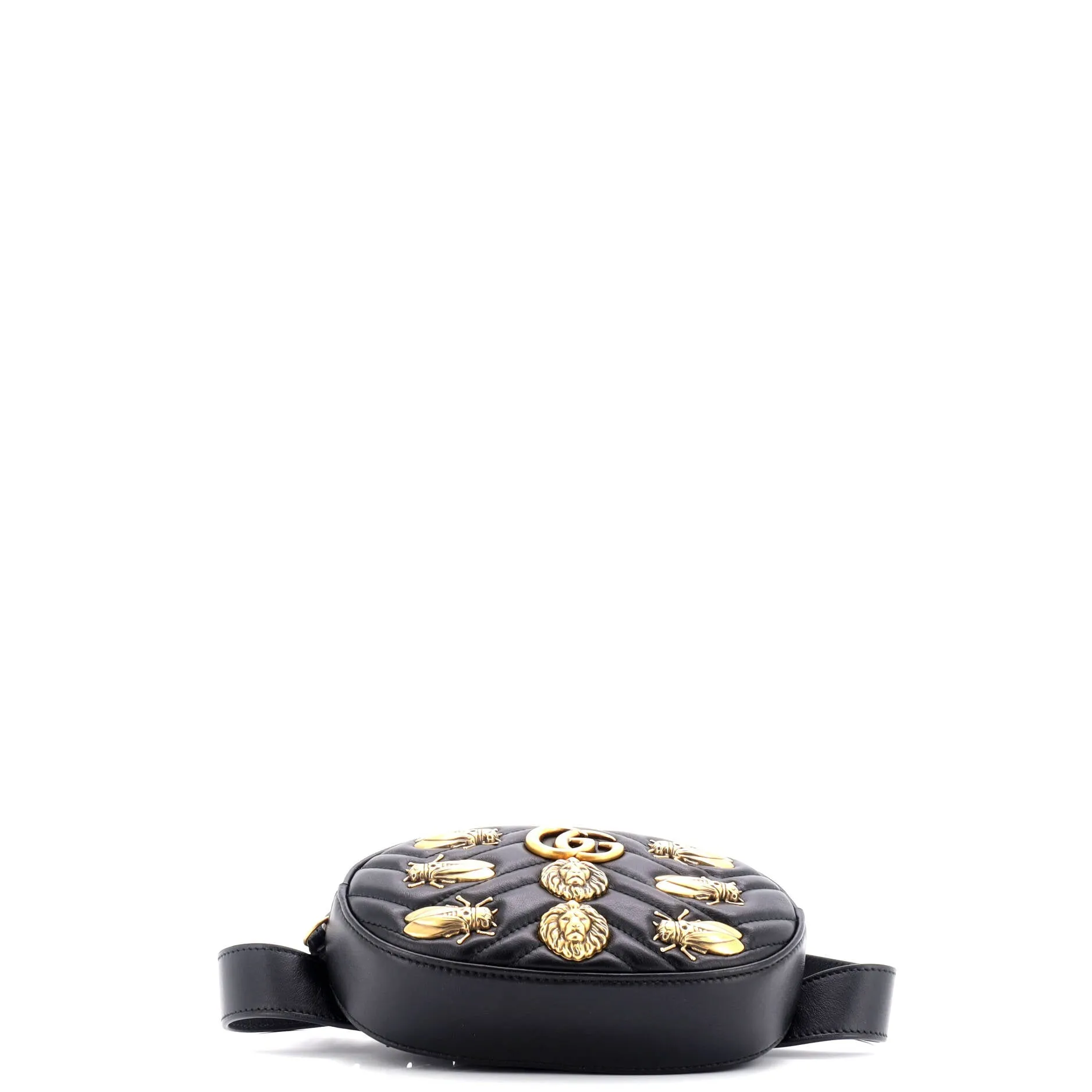 GG Marmont Belt Bag Embellished Matelasse Leather