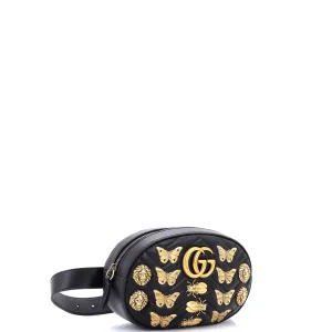 GG Marmont Belt Bag Embellished Matelasse Leather