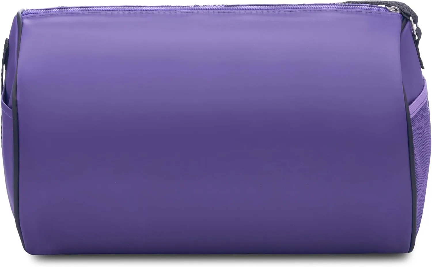 Girls Dance Duffle Bag with Sequin Stars, Kids Travel Bag with Adjustable Carry On and Handy Pouch, Gymnastics Bag, Dance Accessories For Girls - Purple
