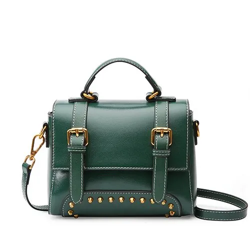 Go Meetting Genuine Leather Women Shoulder Bags