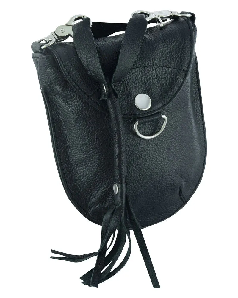 GO1204 Ladies Small Leather Belt Clip Purse