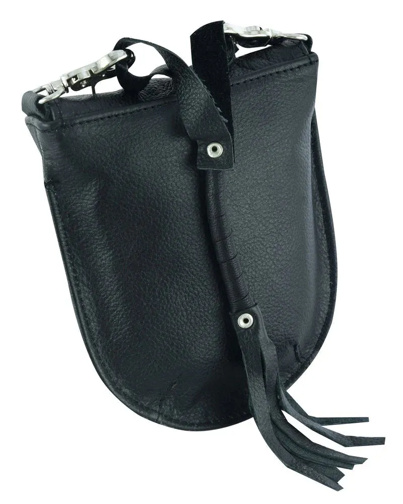 GO1204 Ladies Small Leather Belt Clip Purse