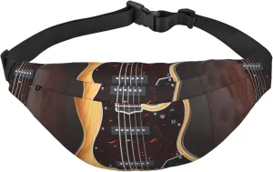 Guitar Musical Instrument Fanny Pack for Men Women Crossbody Bags Fashion Waist Bag Chest Bag Adjustable Belt Bag