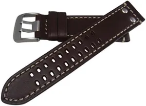 Hadley-Roma MS915 Brown Luminox Style Leather Replacement Watch Band Strap 26mm