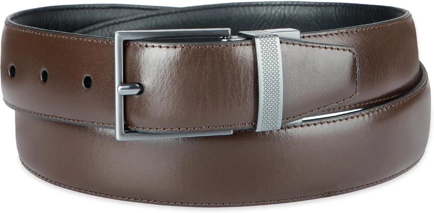 Haggar Men's Reversible Belt-Dress and Casual