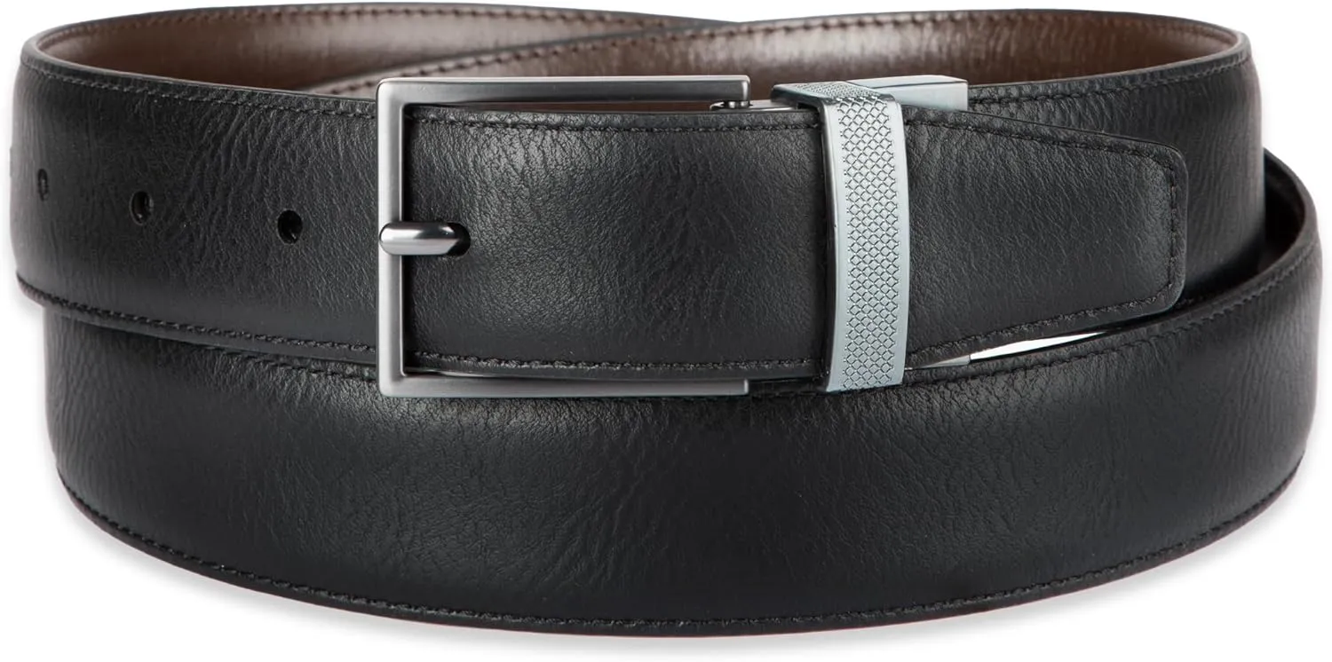 Haggar Men's Reversible Belt-Dress and Casual