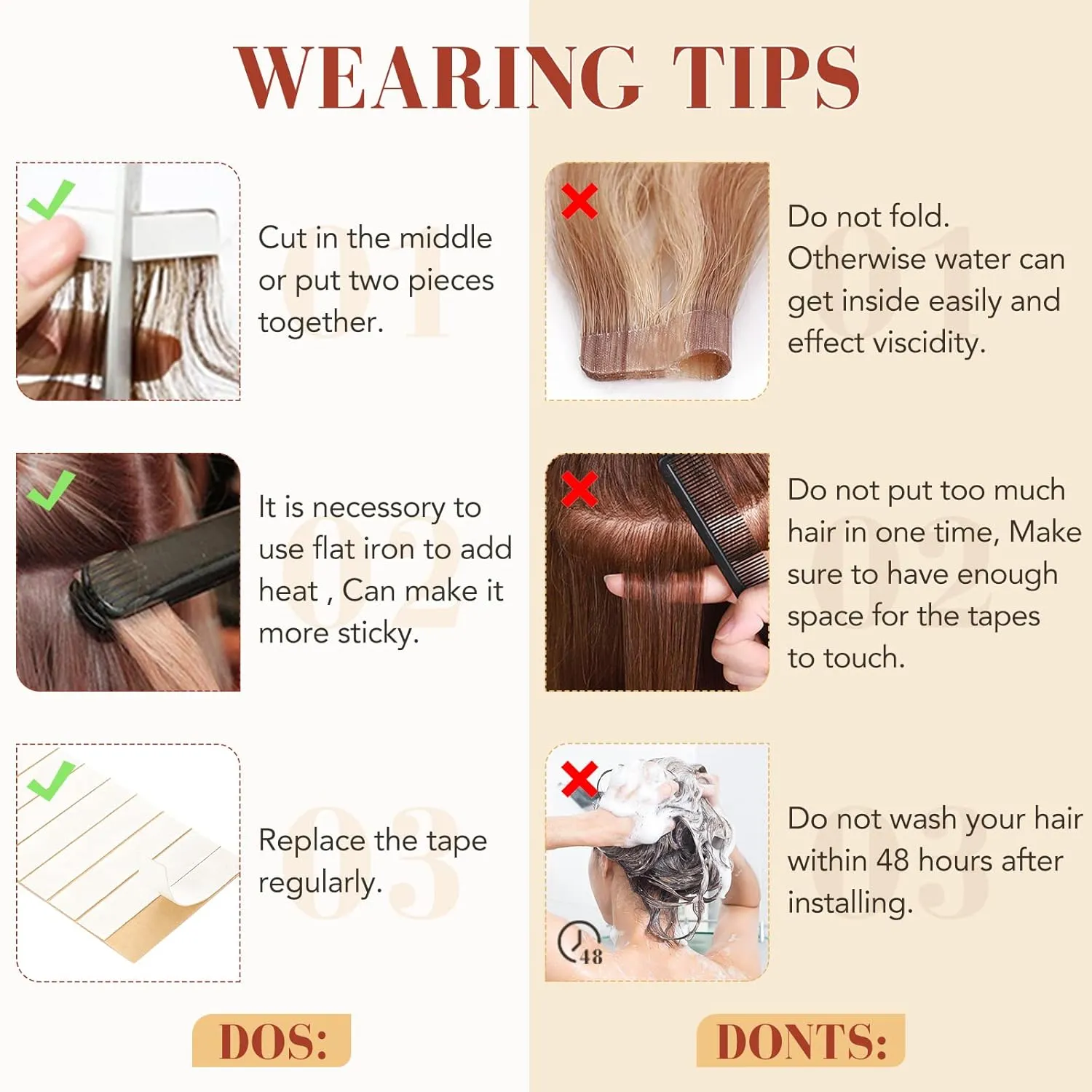 Hairro Tape In Human hair Extension Skin Weft Real Hair Extensions Glue In Remy Hairpieces Adhensive Rooted Tape In Strong Double Sided Tape On Hair Pieces For Women 14 inch 50g 20pcs #12P613