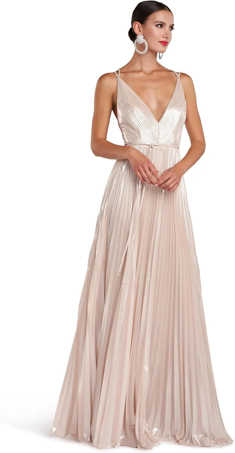 HALSTON Women's Ace Gown in Foil Chiffon