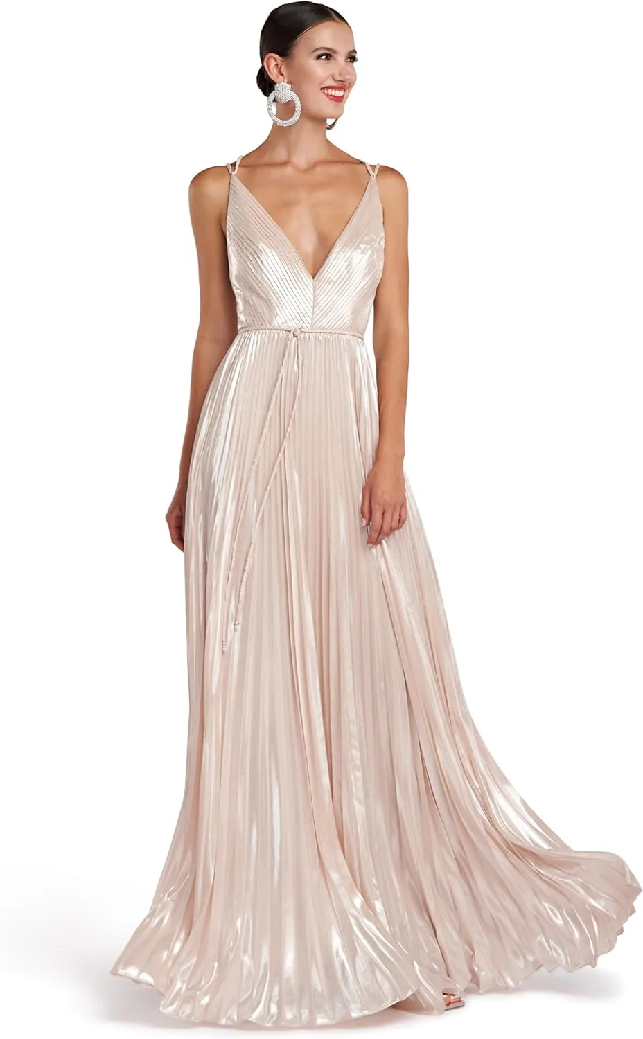 HALSTON Women's Ace Gown in Foil Chiffon