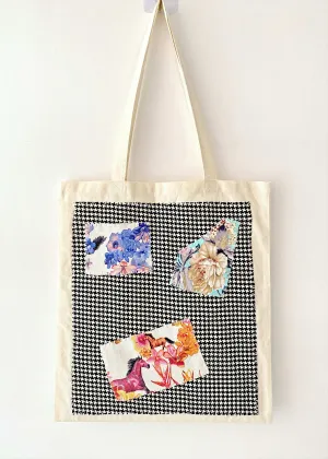 Hand-Sewn Patch Tote Bag