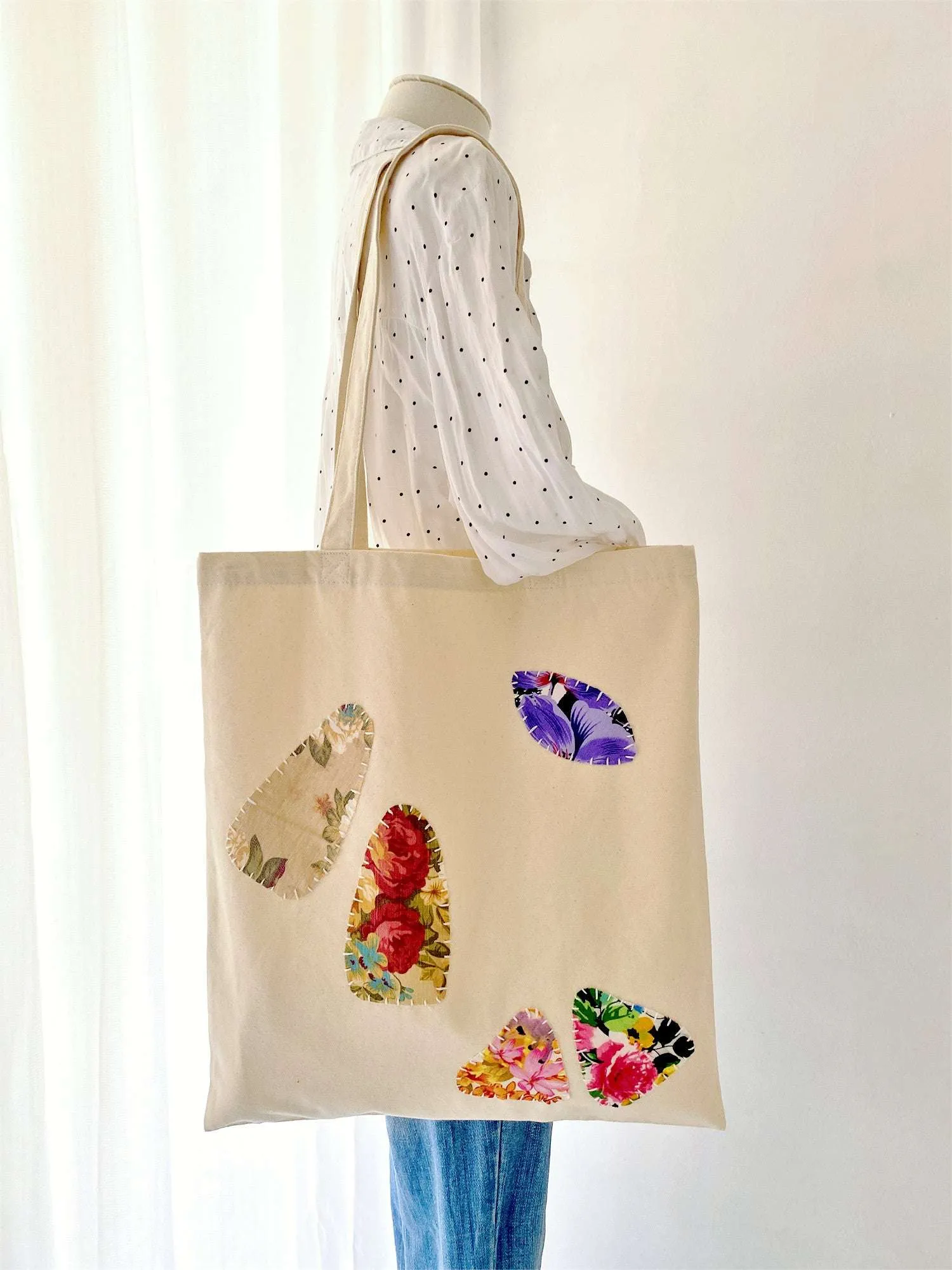 Hand-Stitched Canvas Tote