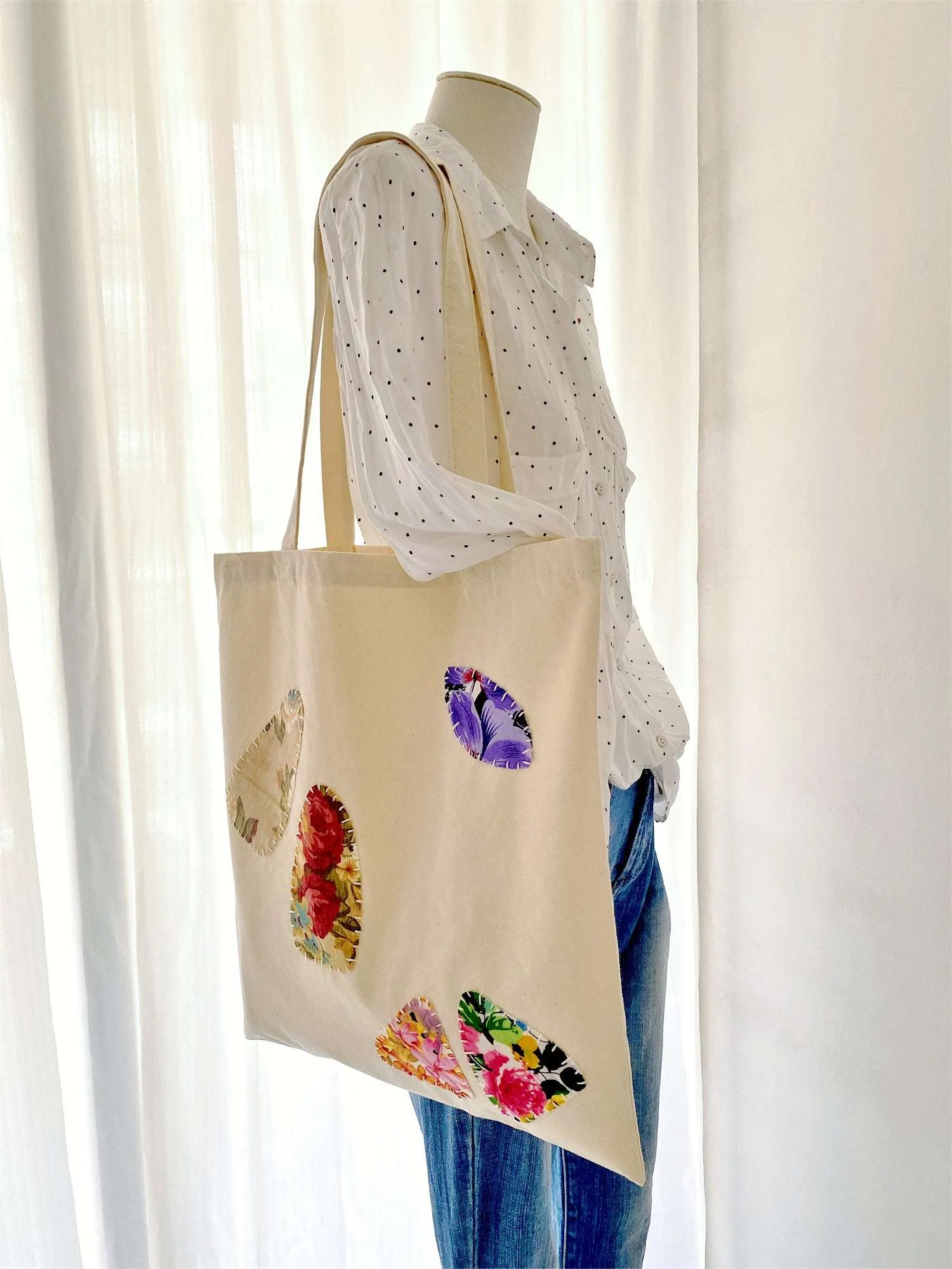 Hand-Stitched Canvas Tote