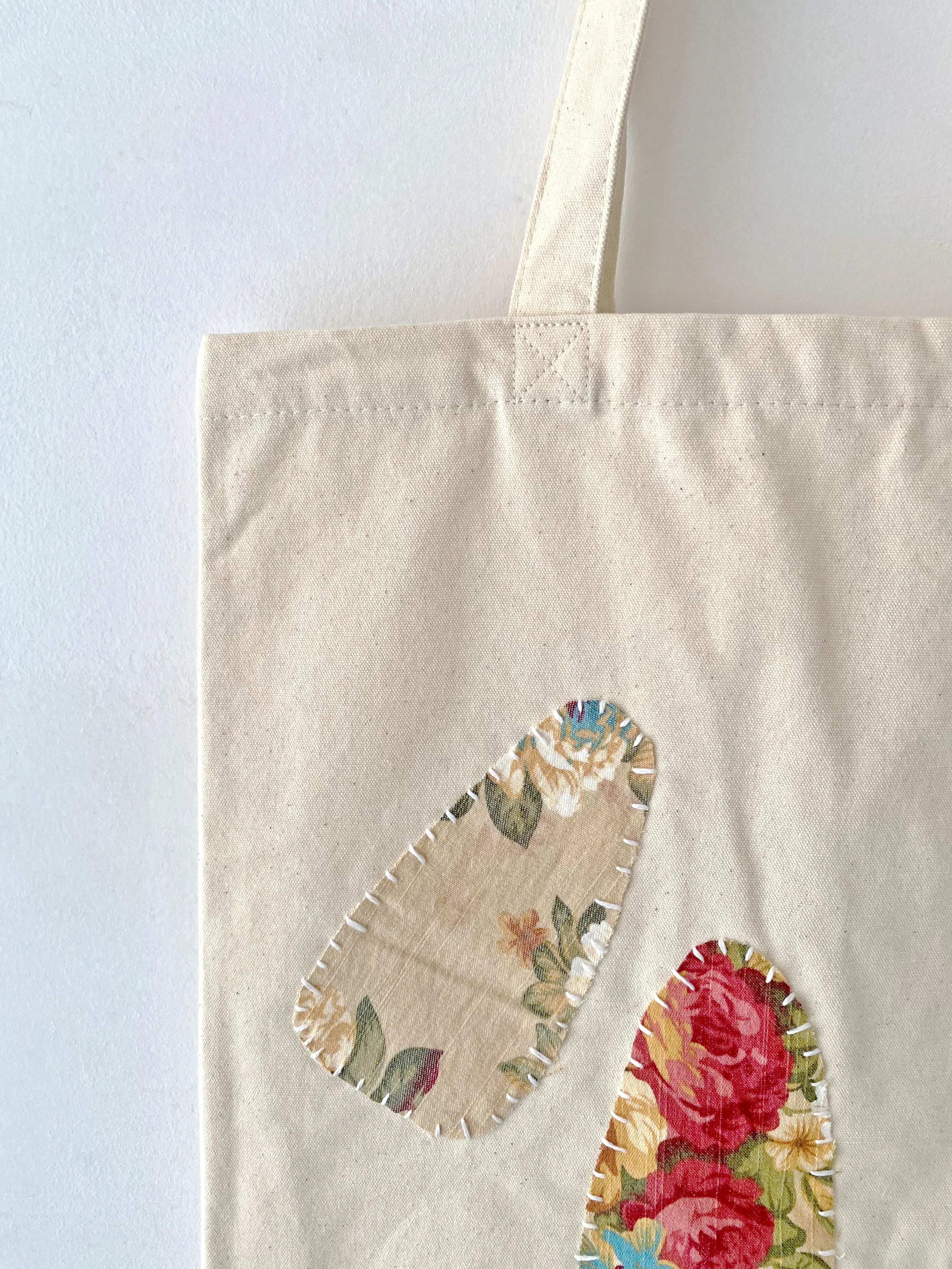 Hand-Stitched Canvas Tote