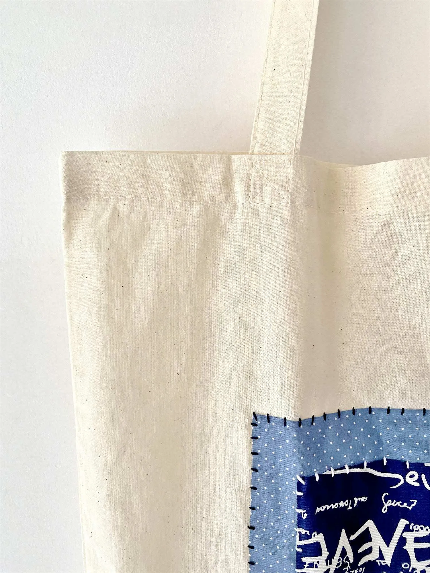 Hand-Stitched Patch Tote