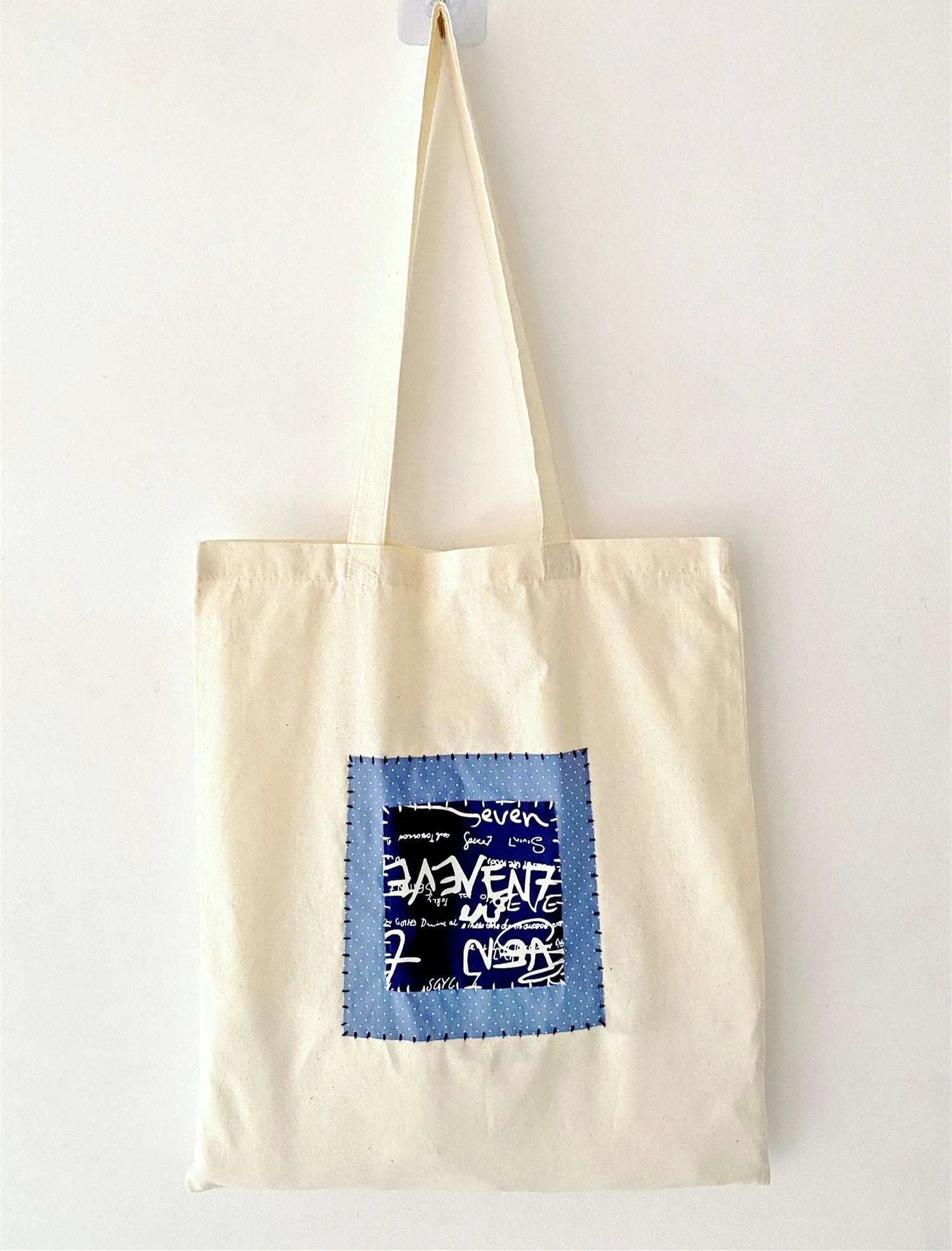 Hand-Stitched Patch Tote