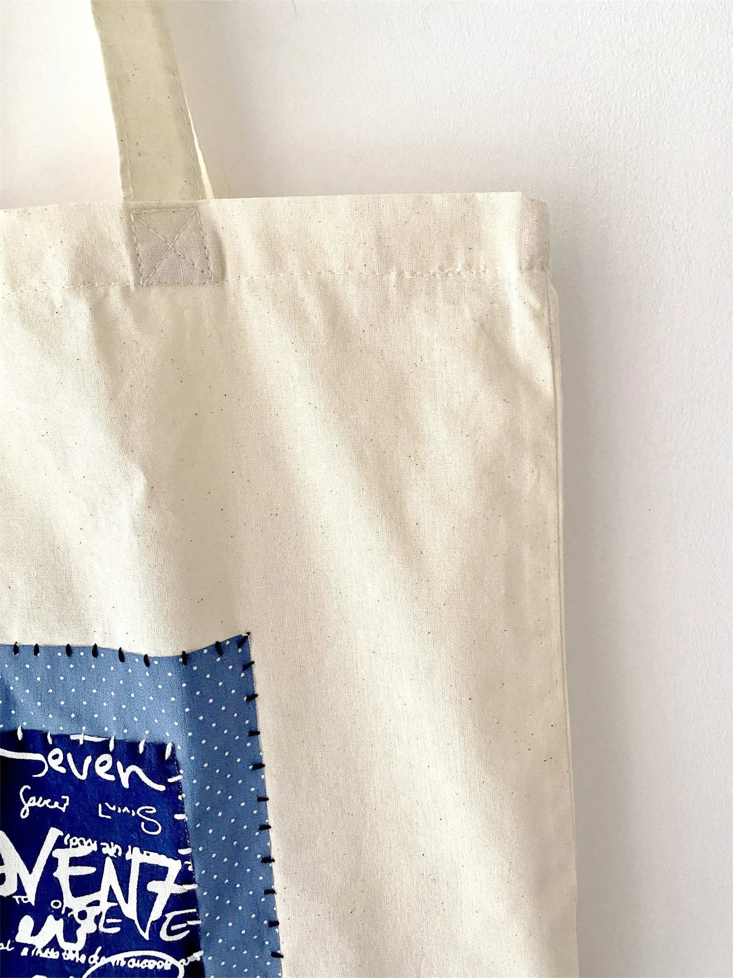 Hand-Stitched Patch Tote
