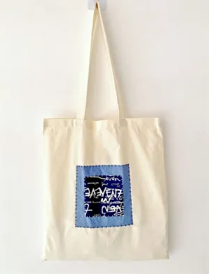 Hand-Stitched Patch Tote
