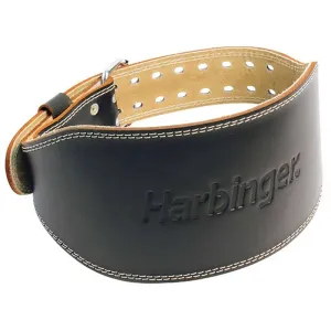 Harbinger Padded Leather Belt 6 Inch