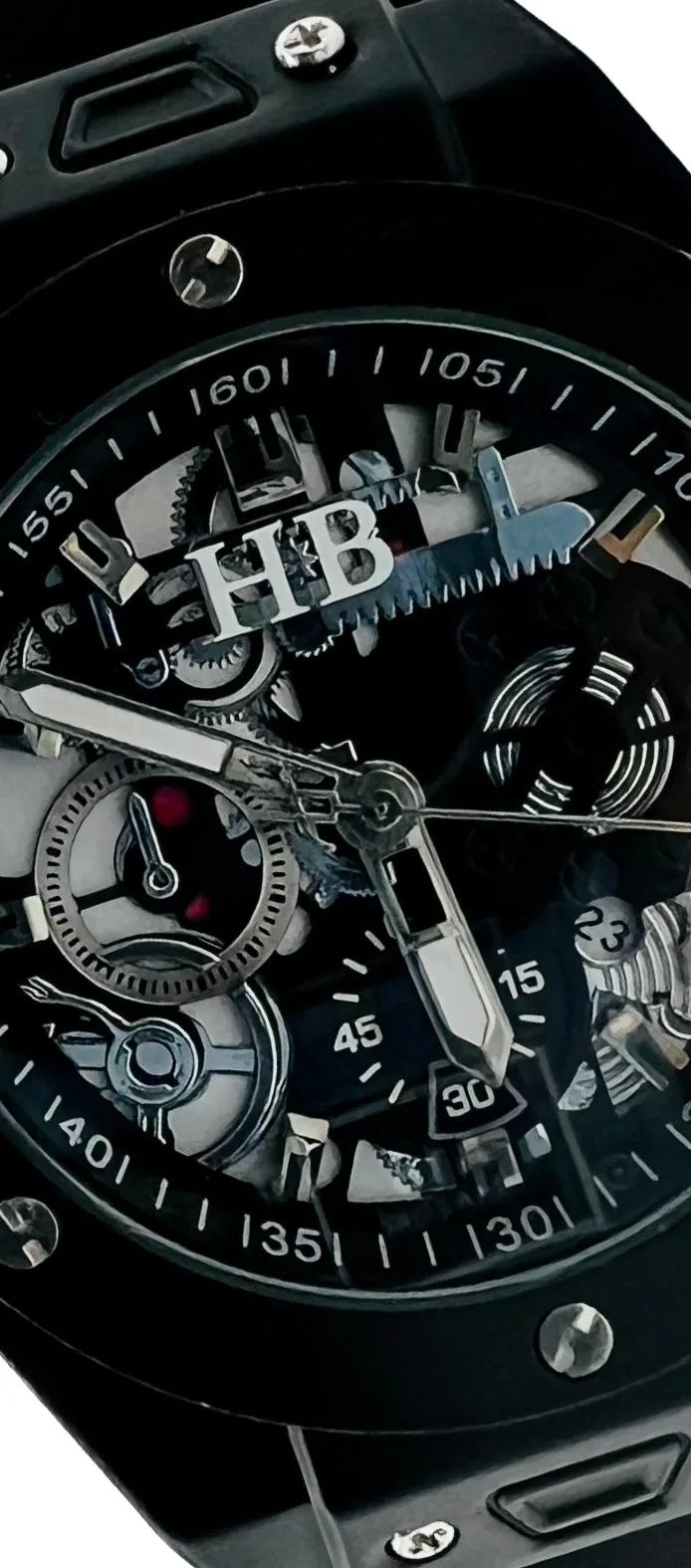 HARD BOY - Round Skeleton Watch
