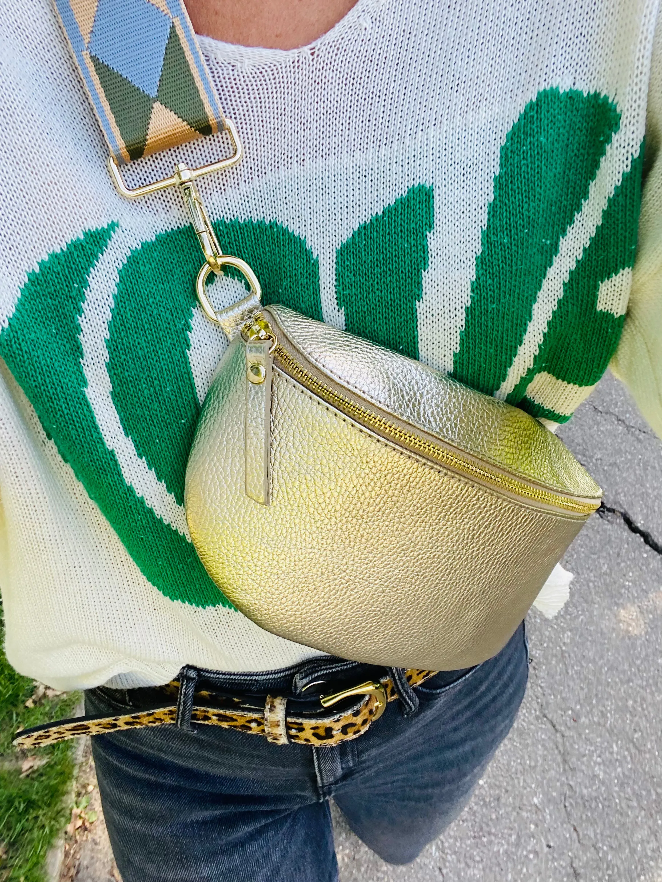 Harley Sling Bag | Gold