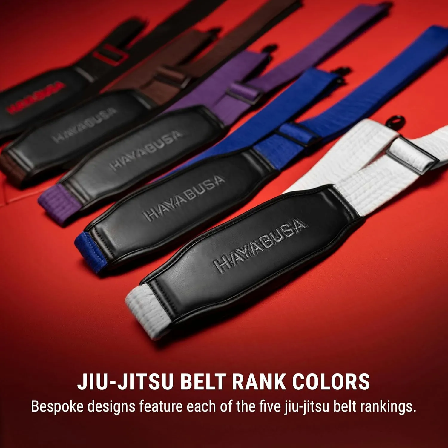 Hayabusa Jiu Jitsu Ranked Duffle Strap - Black, One