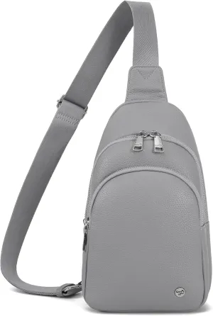 Haytijoe Crossbody Bags for Women Leather Sling Bag Anti-theft Cross Body Bag Travel Sling Purse Chest Bags Fanny Packs