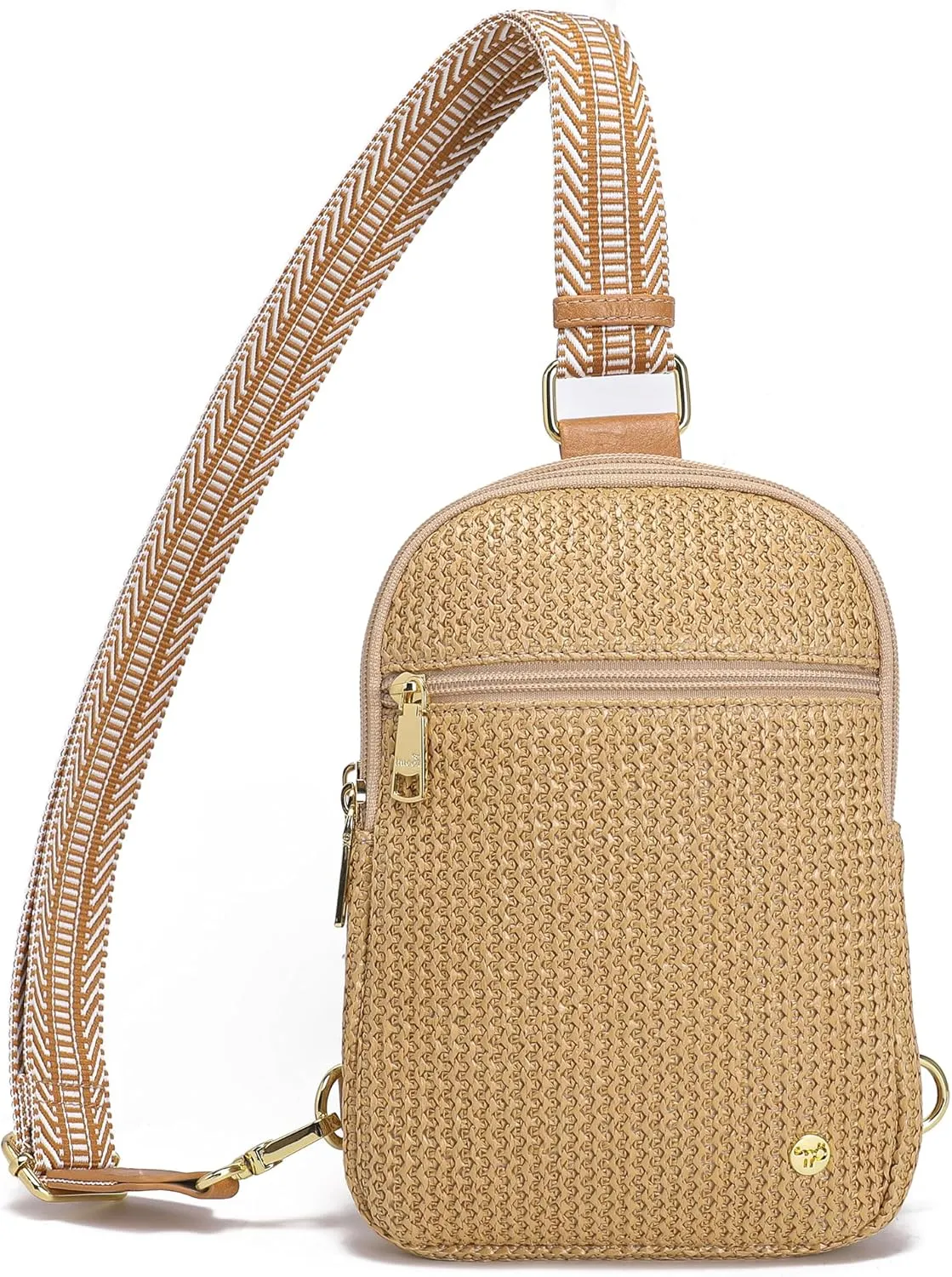 Haytijoe Straw Bag Summer Small Sling Bag Crossbody Bags for Women Beach Bags Fanny Packs