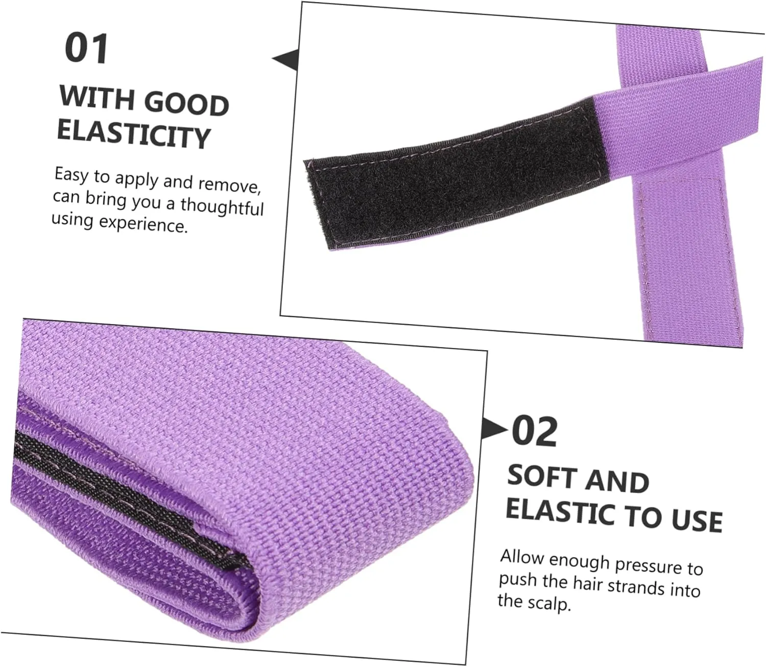 Headband Mesh Cap Elastic Band Elastic Bands Wig Grip Adjustable Wig Bands Straps Wig Edge Wrap Fixing