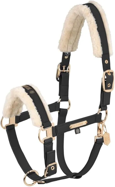 headcollar Faux Leather DOUBLEPIN FF - Heritage 2024