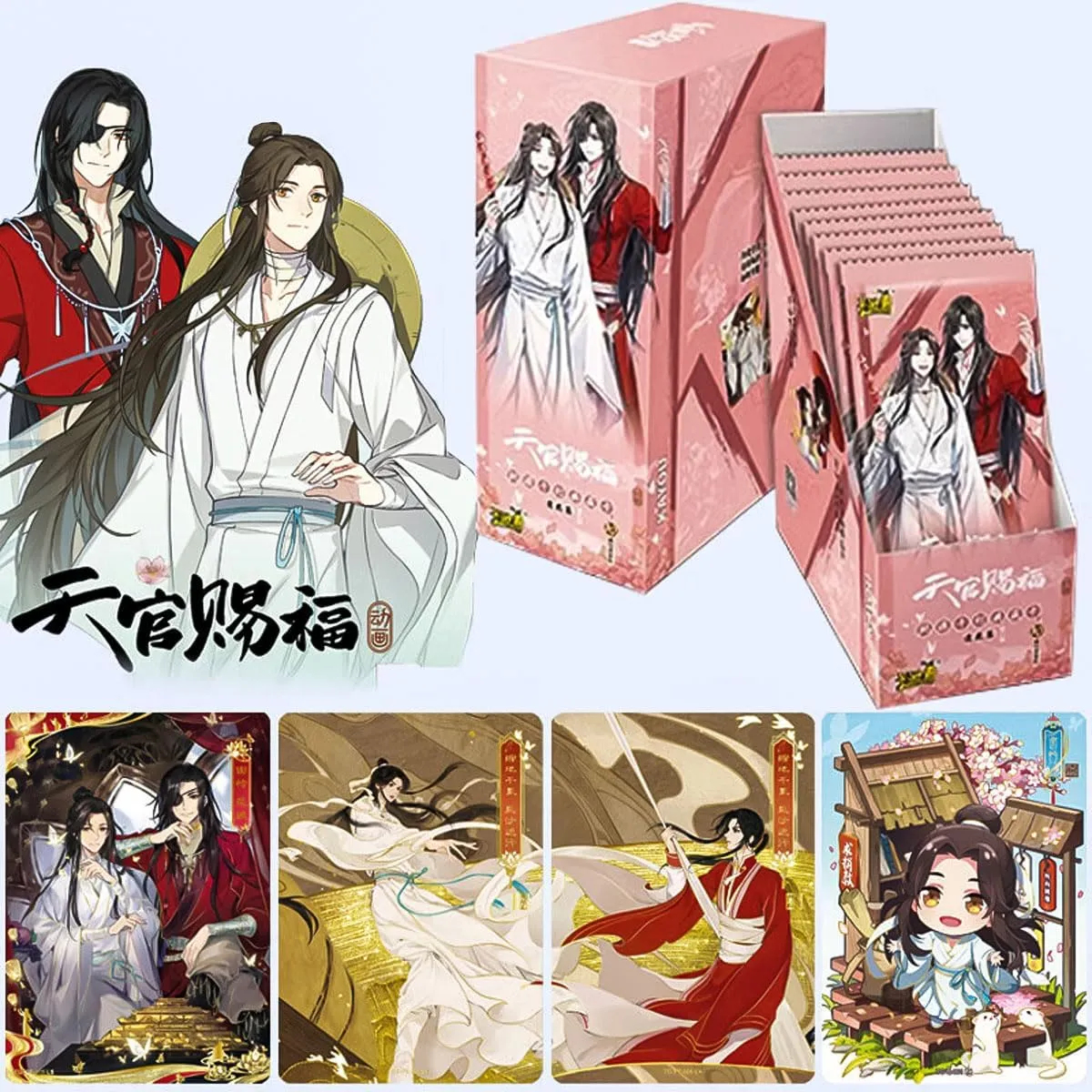 Heaven Official Blessing TCG Card 2.0 Booster Packs Official Trading Card- Collectible Decks (One Box (90 Cards))