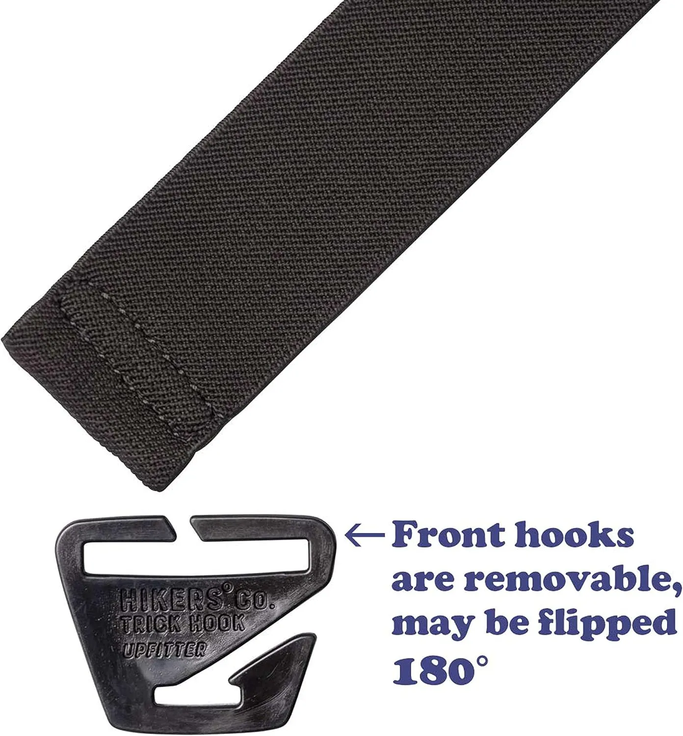 HIKERS - Upfitter Hidden Suspenders for Men Under Clothes - 3 Point Belt Loop