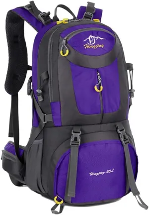Hiking Backpack Waterproof Travel Fishing Climbing Camping 50L Hiking Daypack Trekking Bag Outdoor Adventure Sports