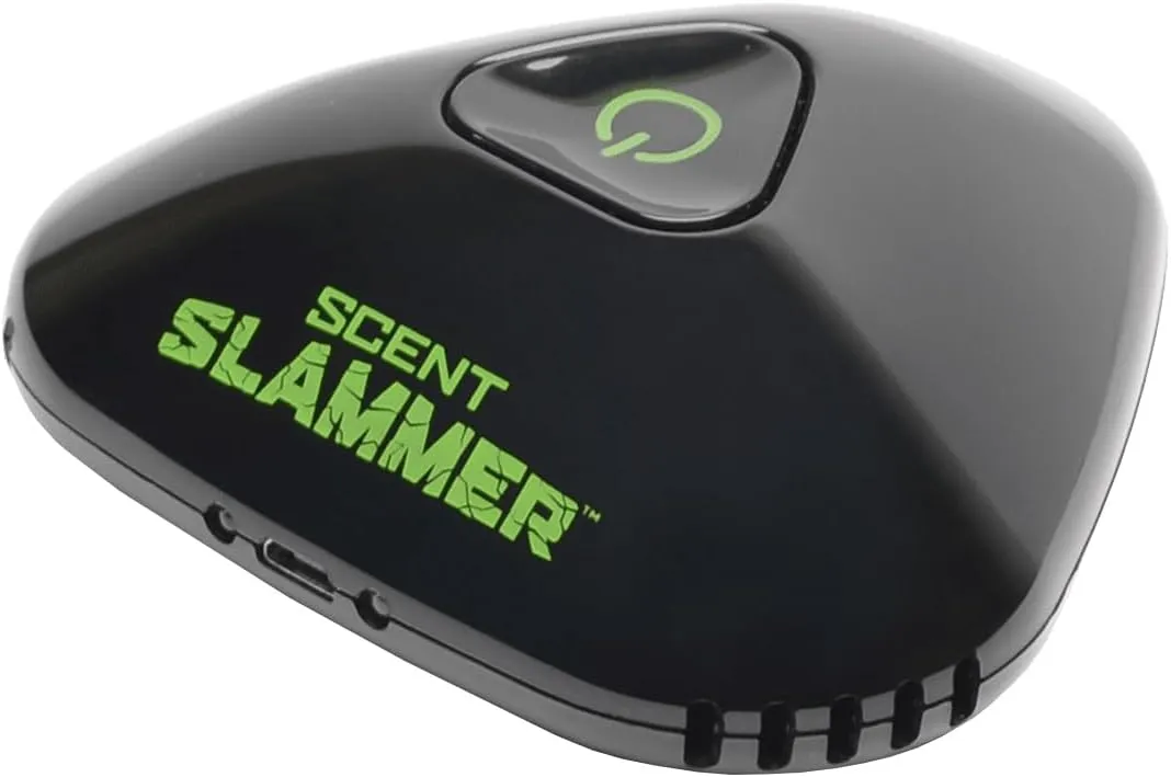 HME Scent Slammer Portable Ozone Air Cleaner Compact Lightweight Rechargeable Easy-to-Use Portable Smell Eliminator for Clothing, Boots & Gear