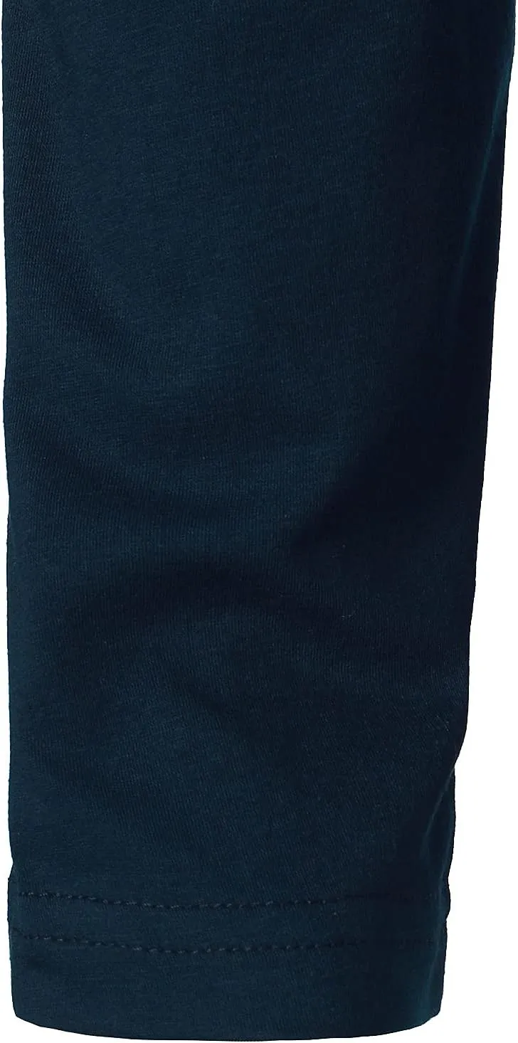 HOOD CREW Men’s Long Sleeve Polo Shirt Casual Slim Fit Shirts Contrast Color Patchwork T Shirts Cotton Tops