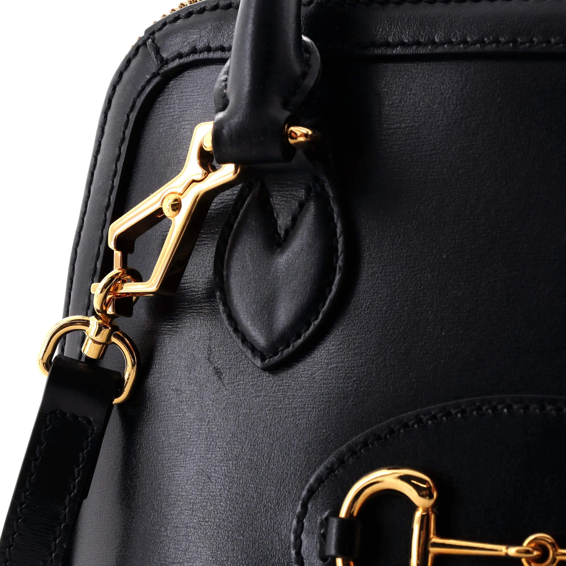 Horsebit 1955 Top Handle Bag Leather Small