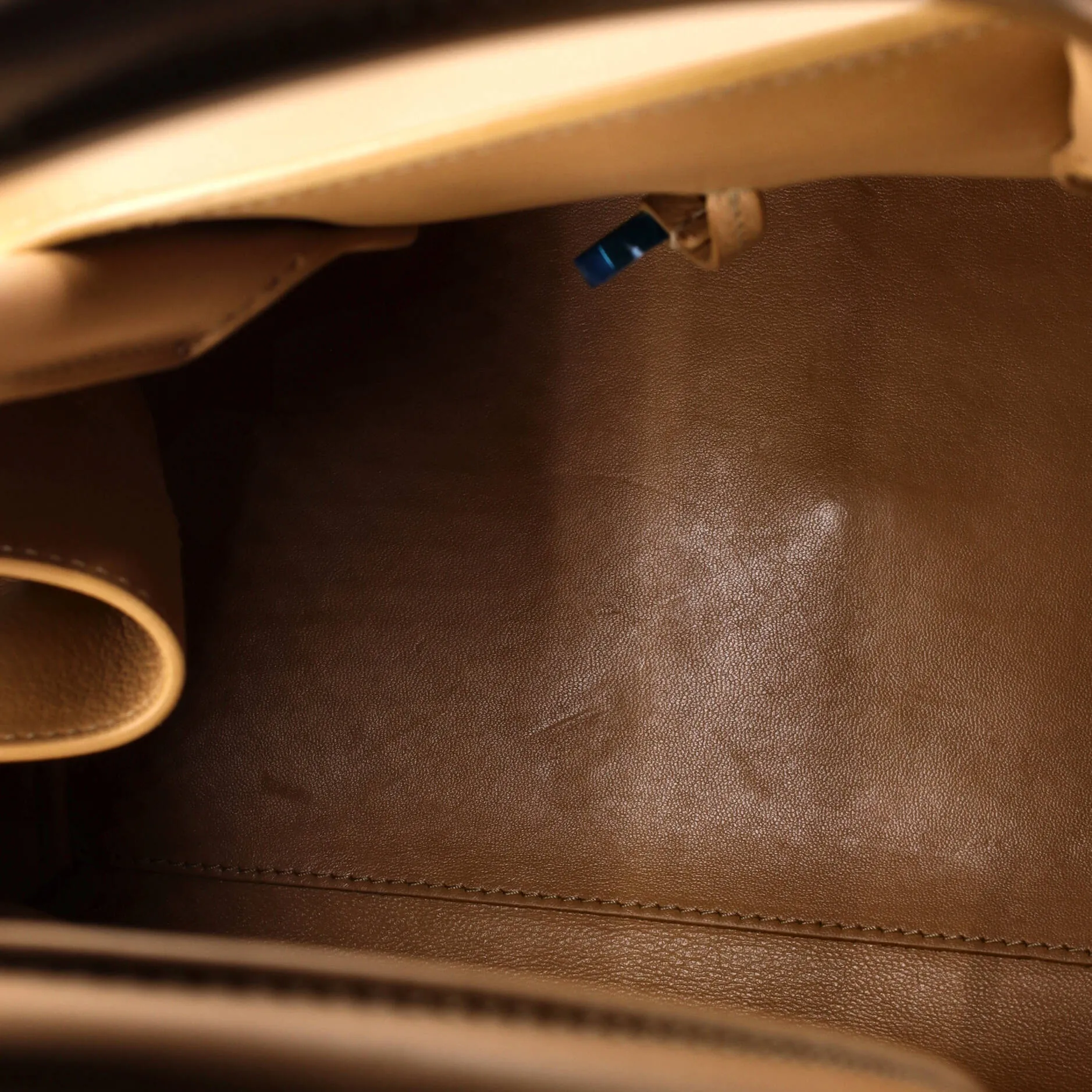 Hug Gancini Top Handle Bag Leather Small