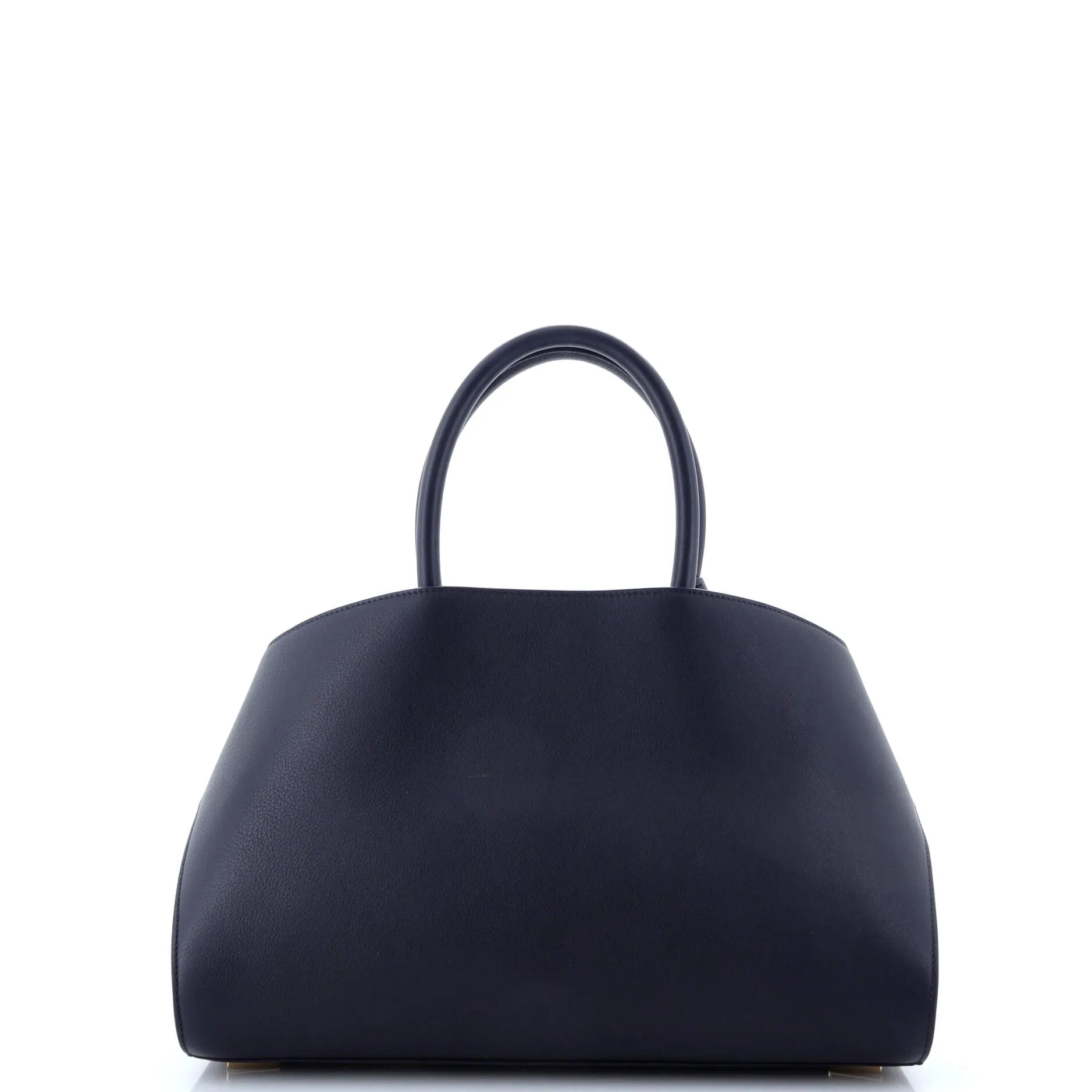 Hug Gancini Top Handle Bag Leather Small